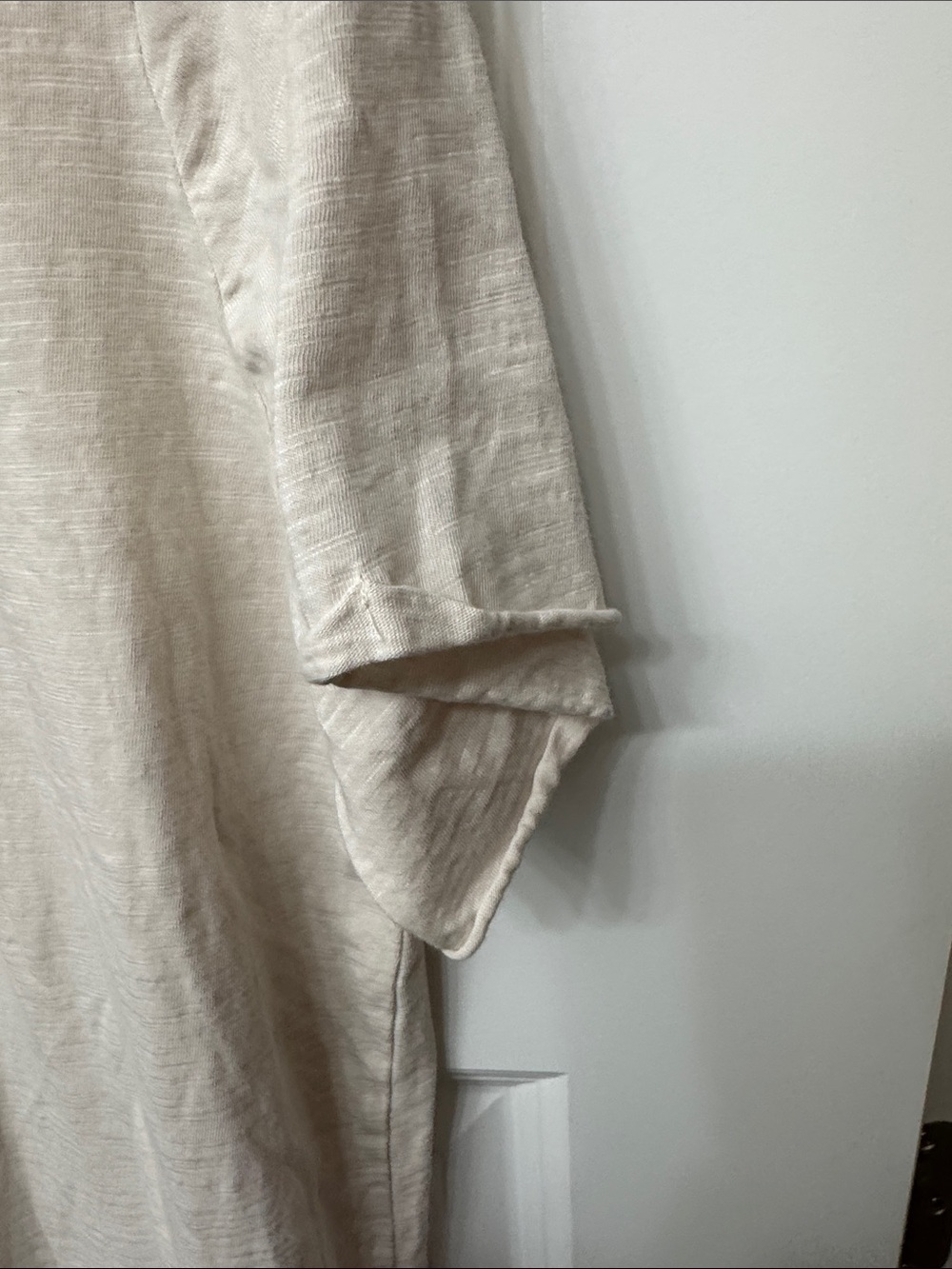 Dolly-Cato Cream Short-Sleeve V-Neck Graphic Tee - Picture 4 of 5